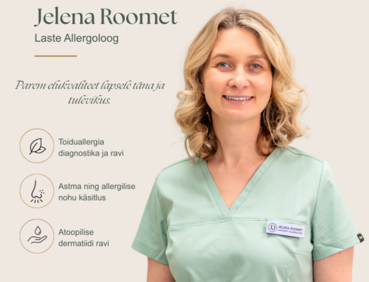 Laste allergoloog dr Jelena Roomet